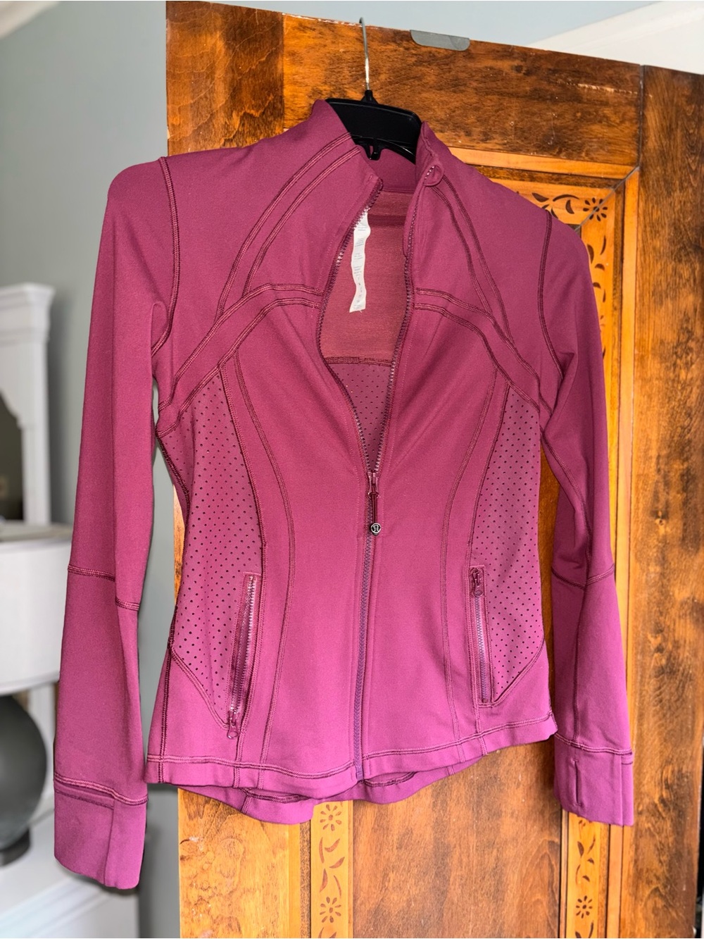 Lululemon Define Jacket Exhale Red Grape Size 8